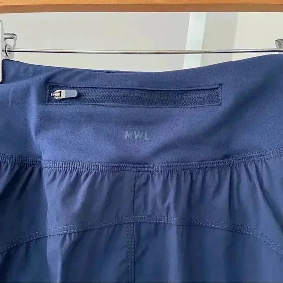 Madewell MWL Running Shorts Navy - Picture 5 of 7